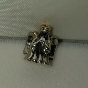 Pandora 14k & Sterling Angel Charm